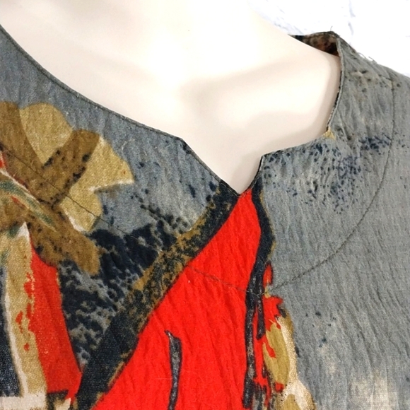 SYFS THC Artsy Dress Short Sleeves  Sz M - Picture 3 of 7